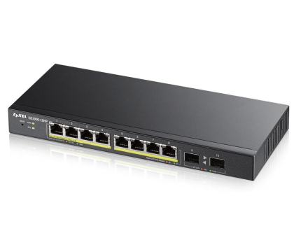 Switch Zyxel 10p GS1900-10HP (8x100/1000Mbit PoE, 2xSFP)